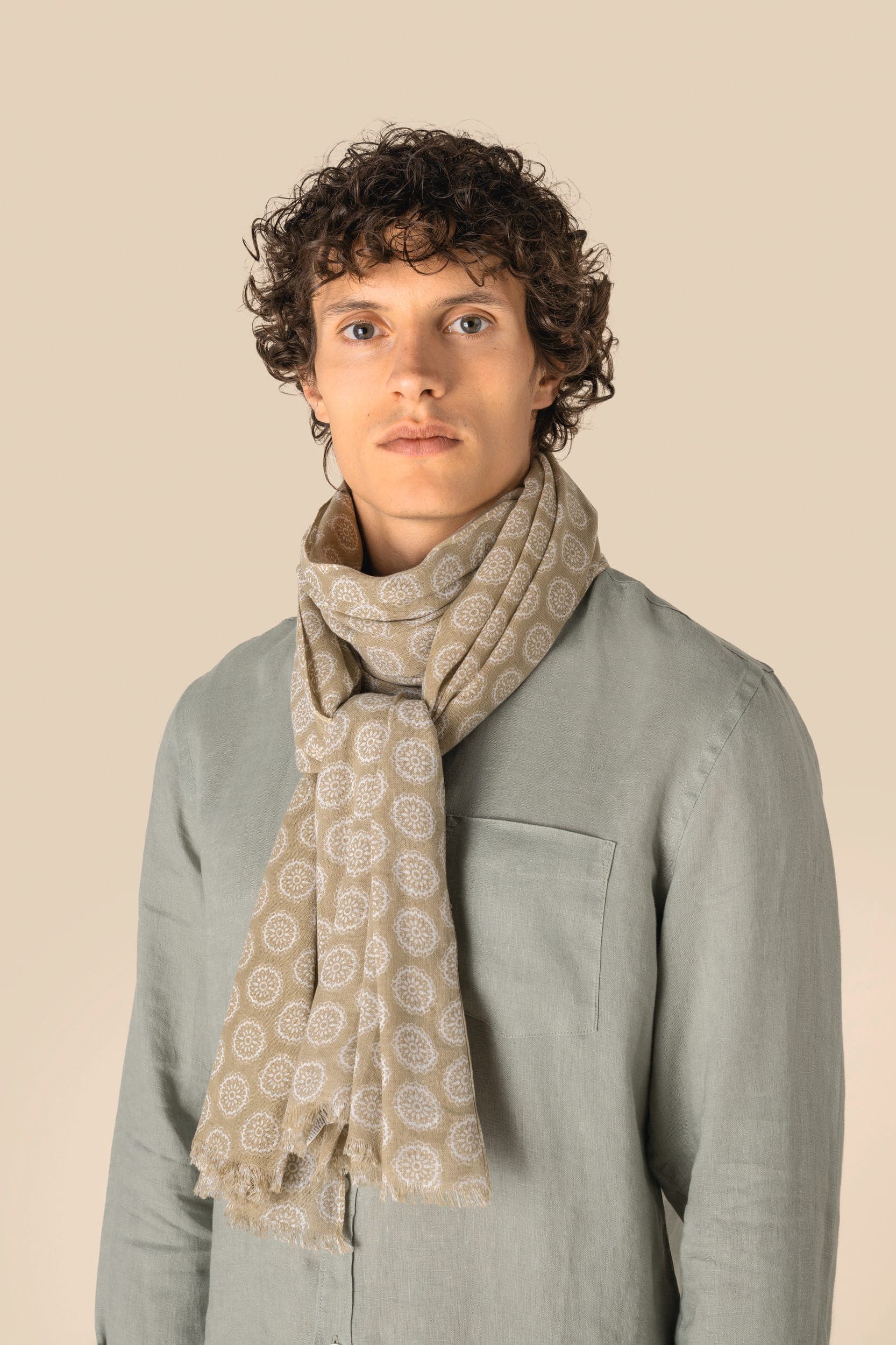 Chèche à motifs unisexe