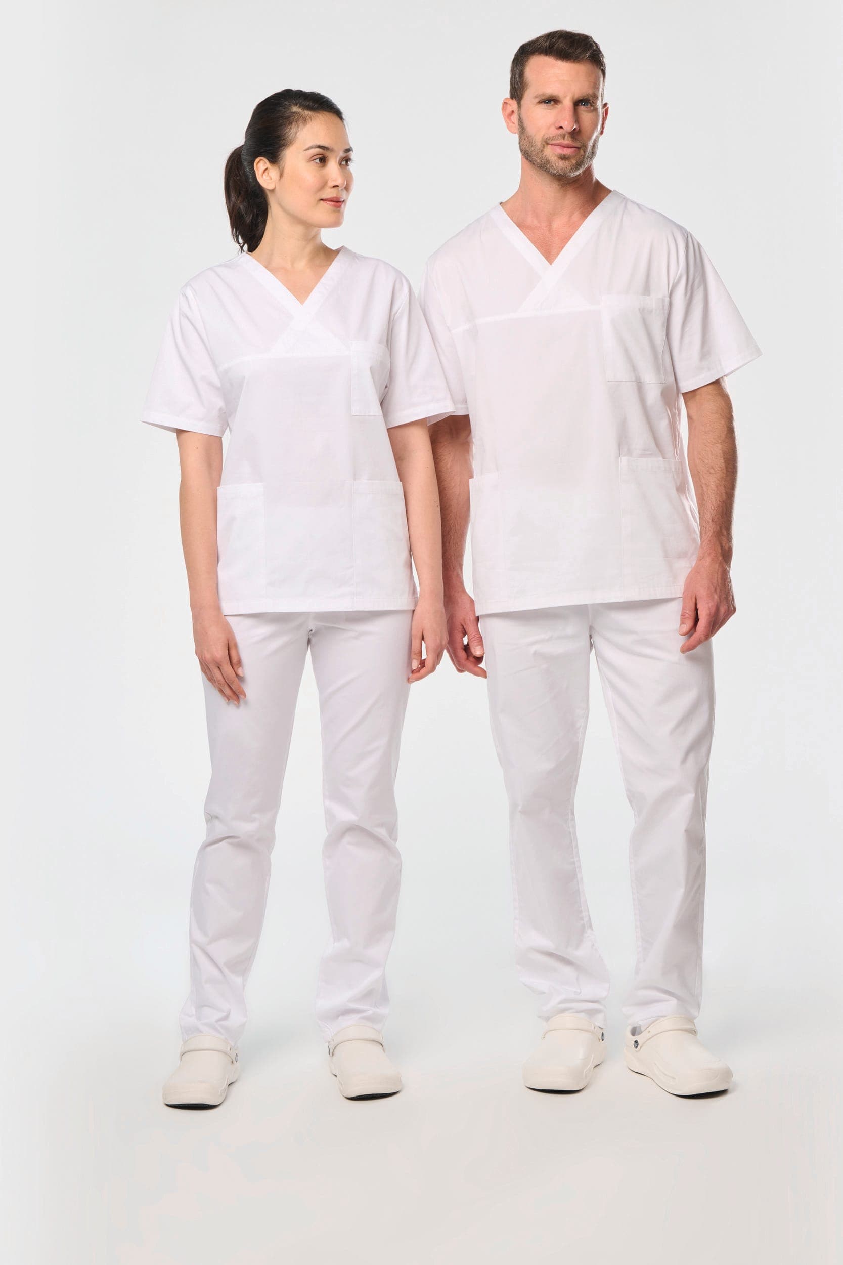 Tunique coton manches courtes unisexe