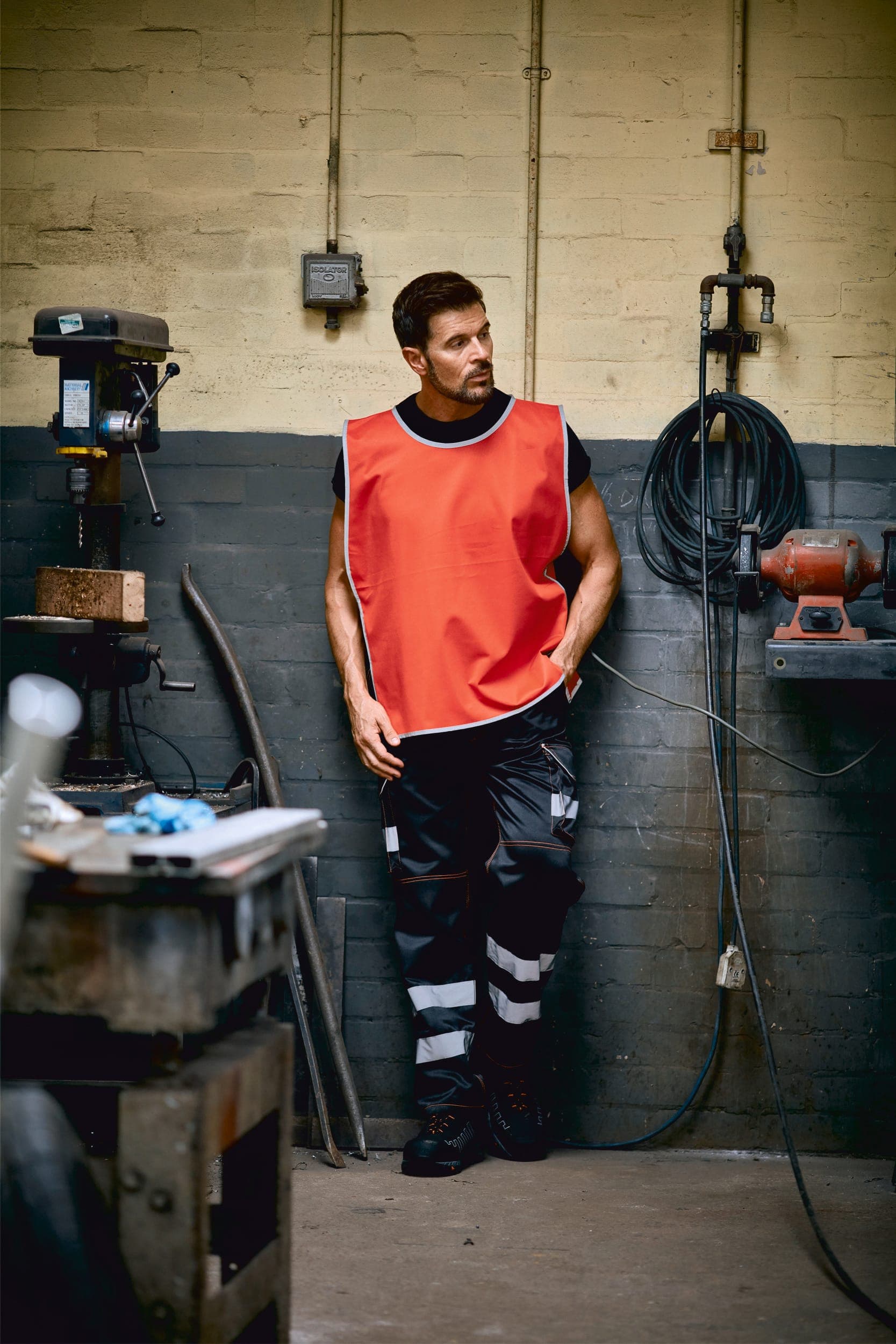 Chasuble à bordure réfléchissante