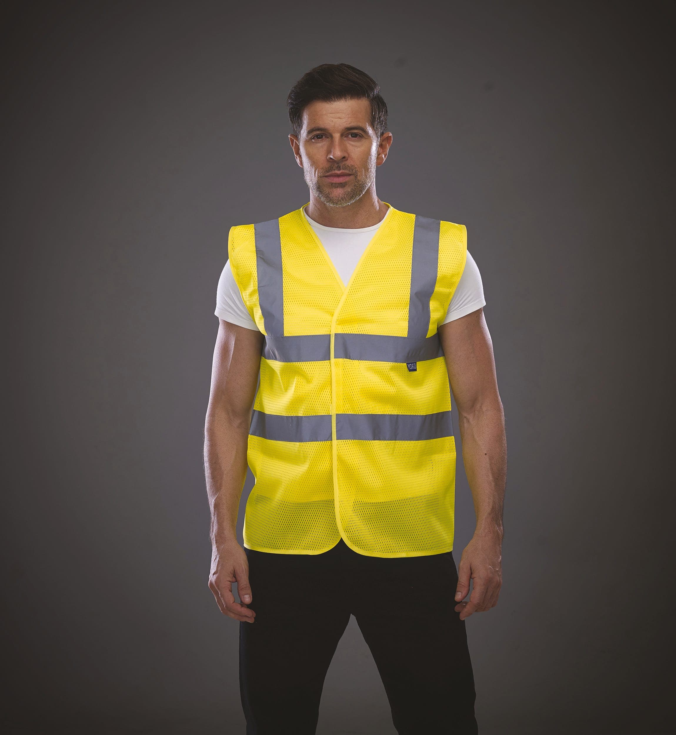 Gilet haute visibilité à maille ajourée recyclée