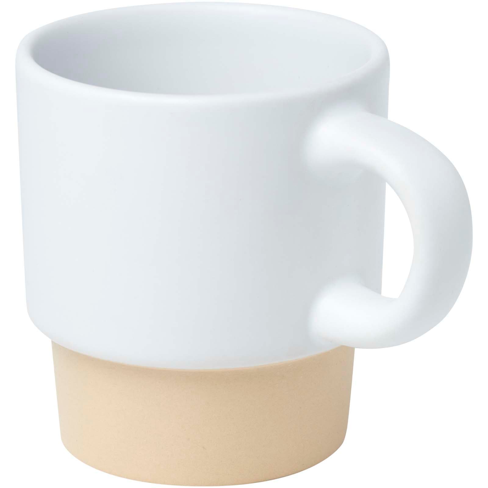 Tasse à espresso empilable Olympia de 130 ml avec fond en argile