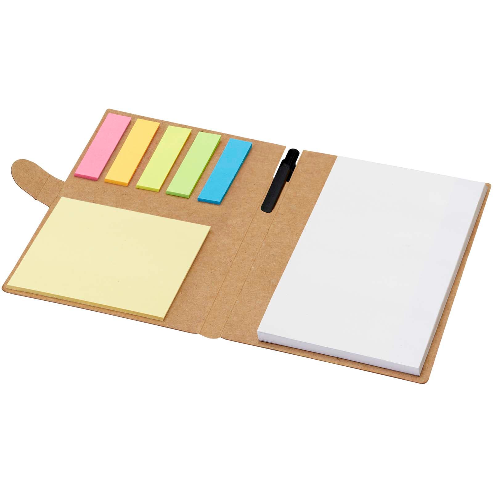 Livret à notes autocollantes Swift avec stylo bille (encre noire)