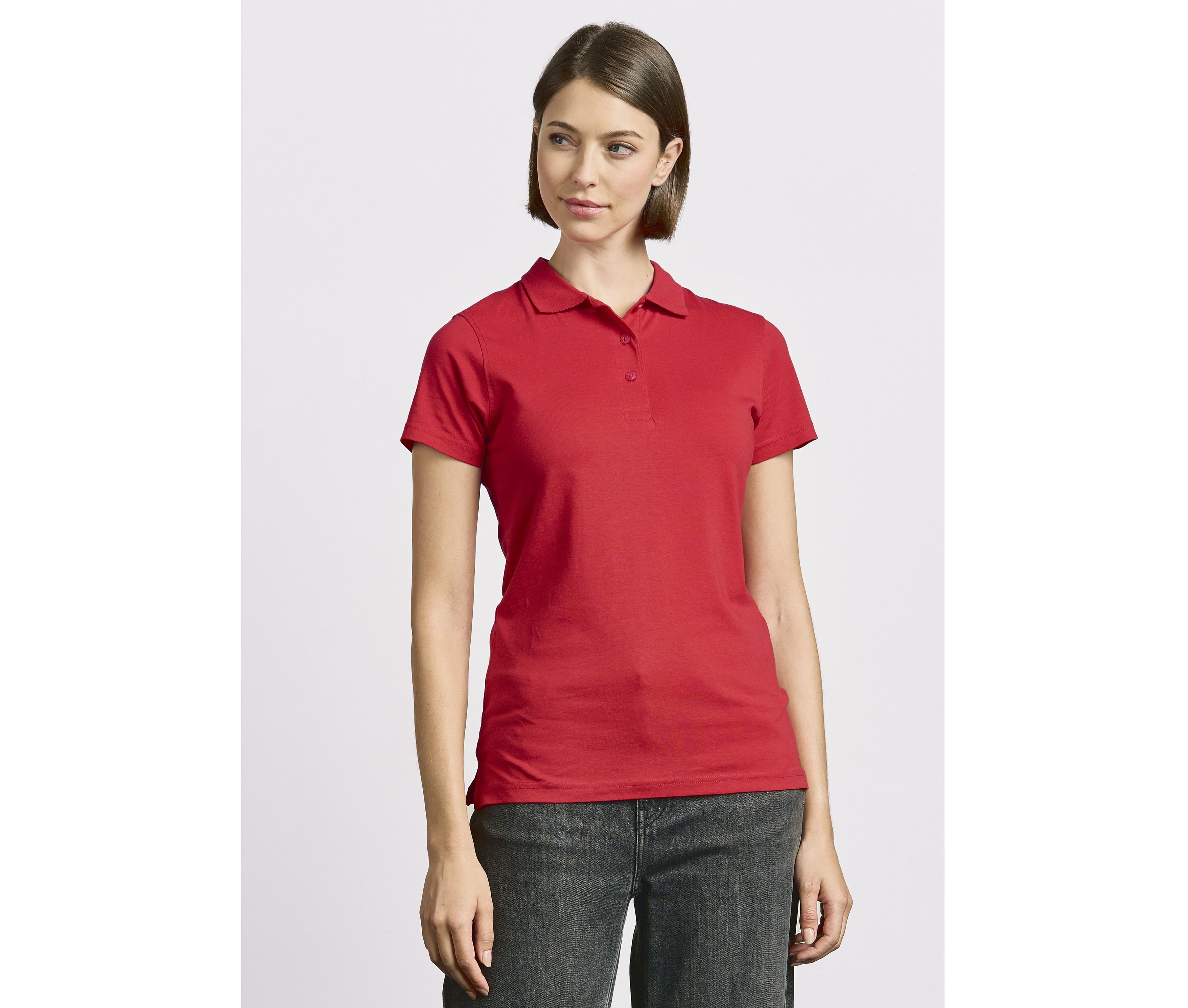 Polo femme maille jersey