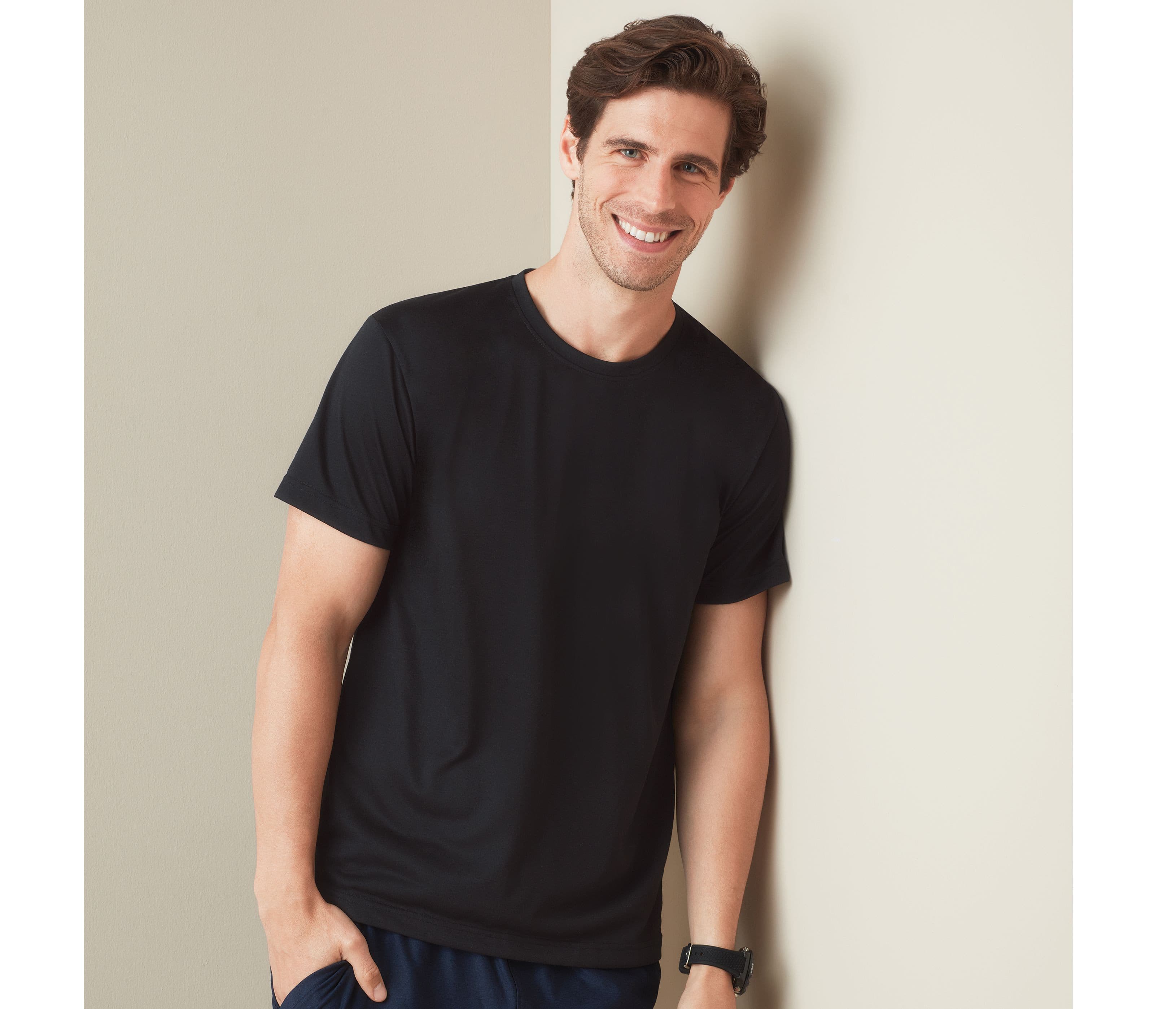 Tee-shirt de sport homme toucher coton