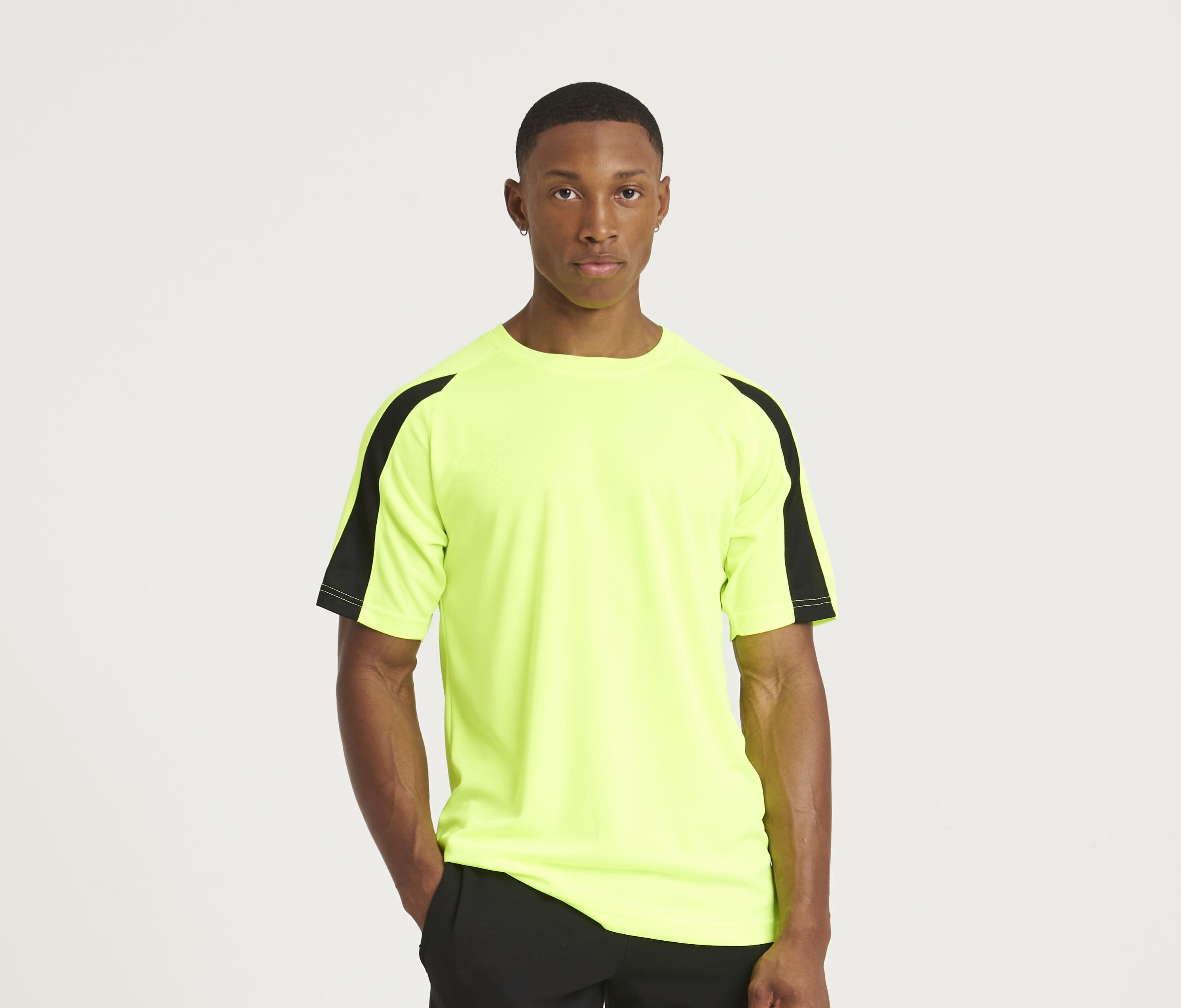 Tee-shirt de sport contrasté