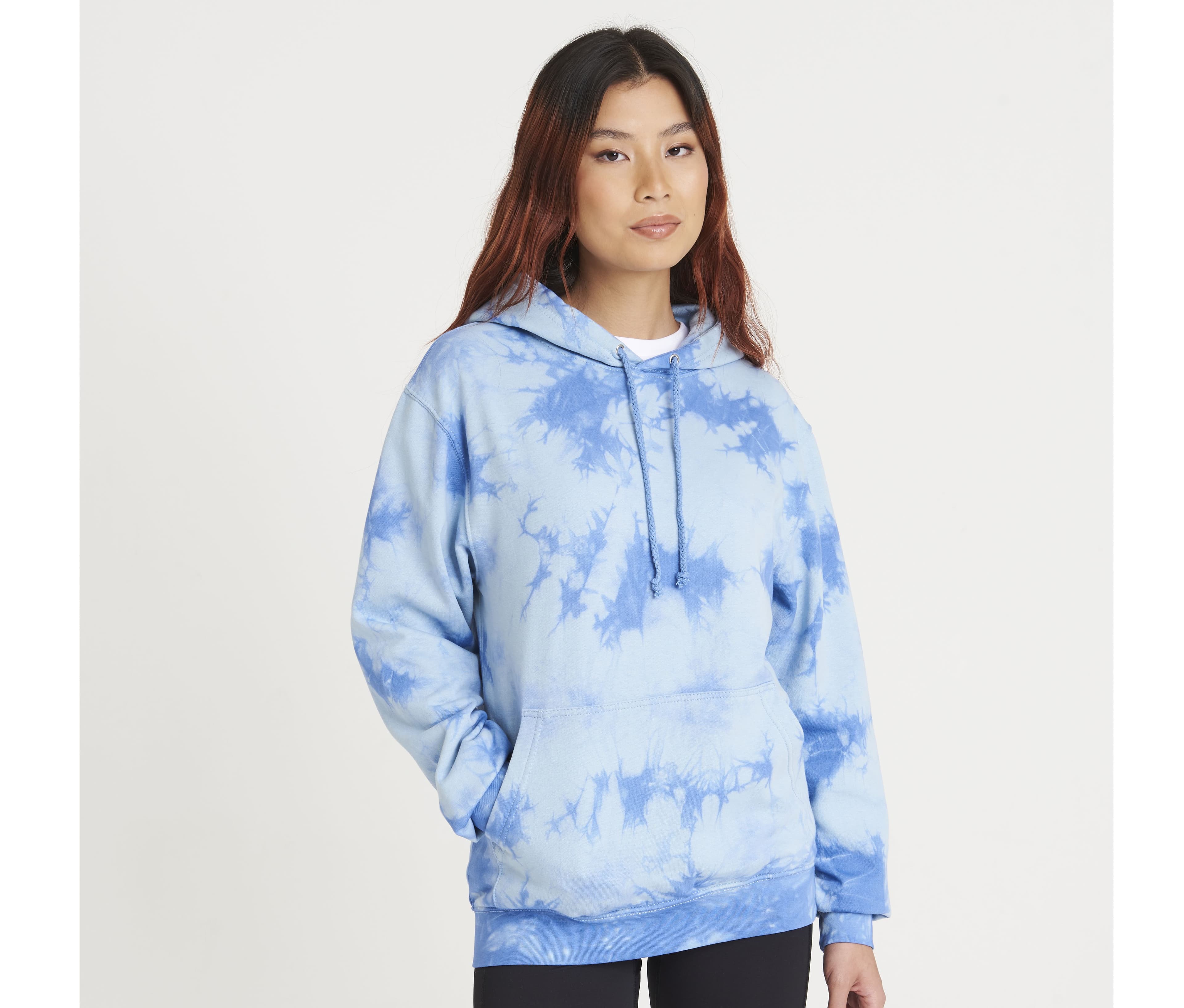 Sweat à capuche tie-dye
