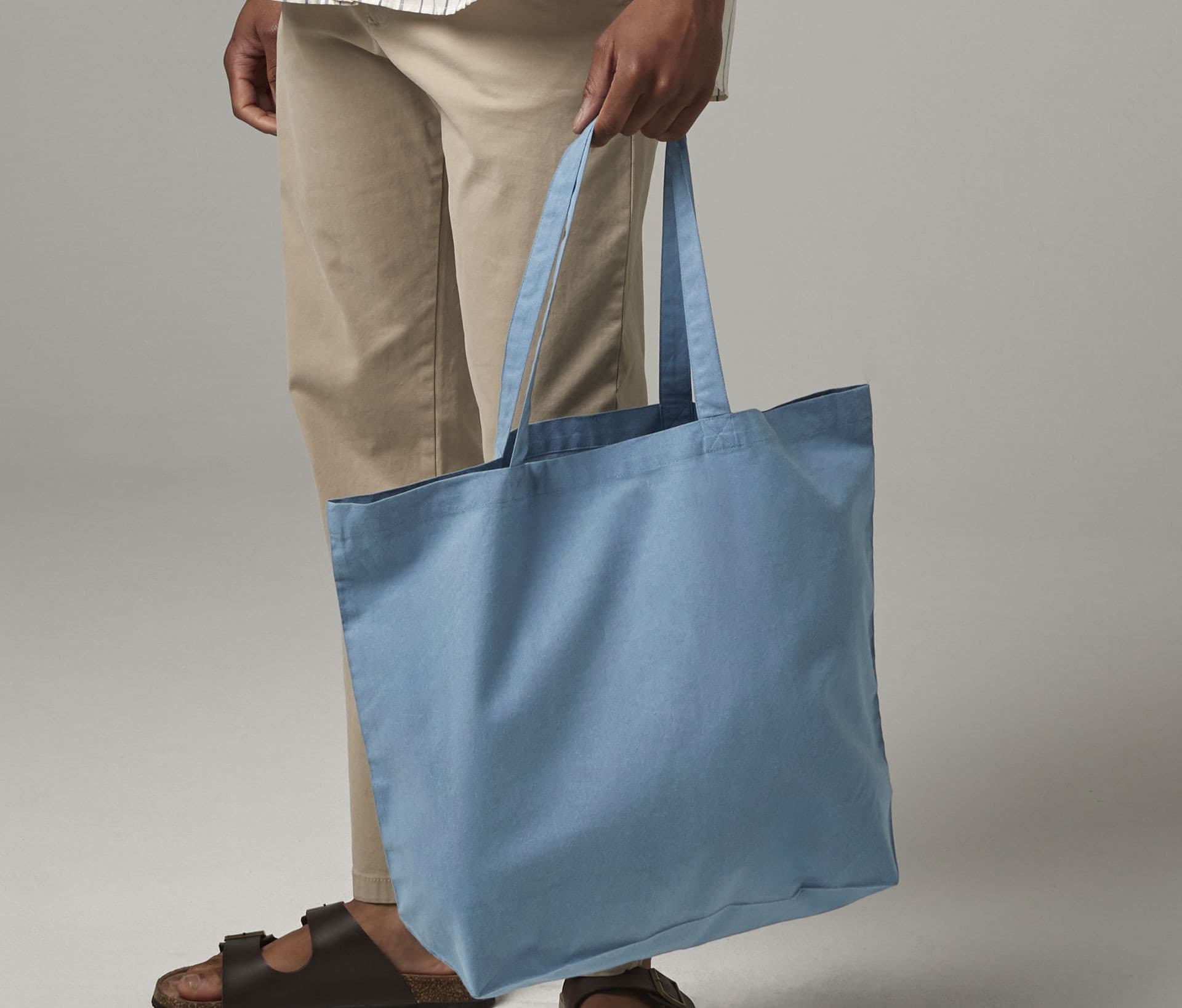 Maxi sac en coton organique teinté naturellement