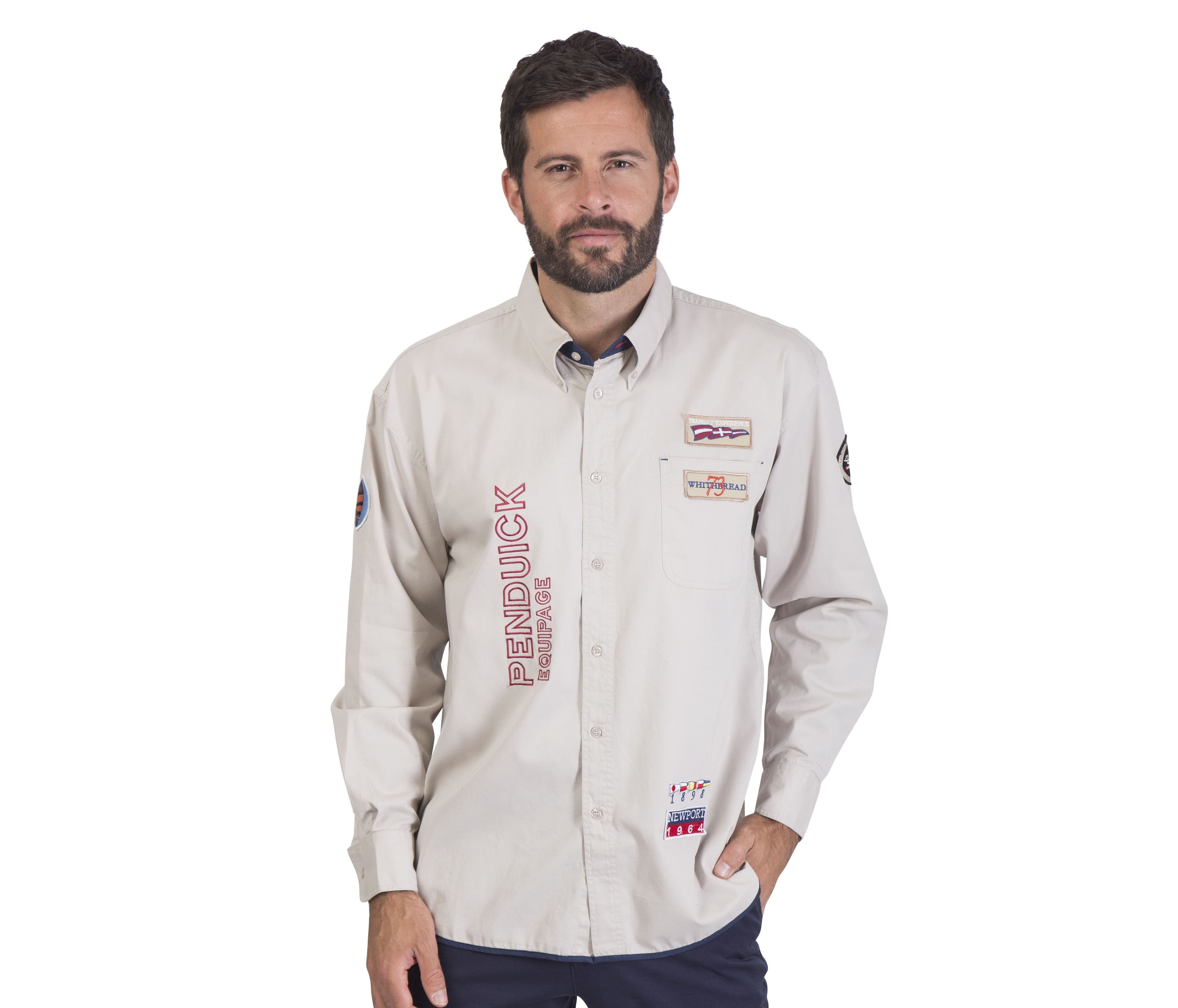 Chemise avec broderies et écussons Pen Duick