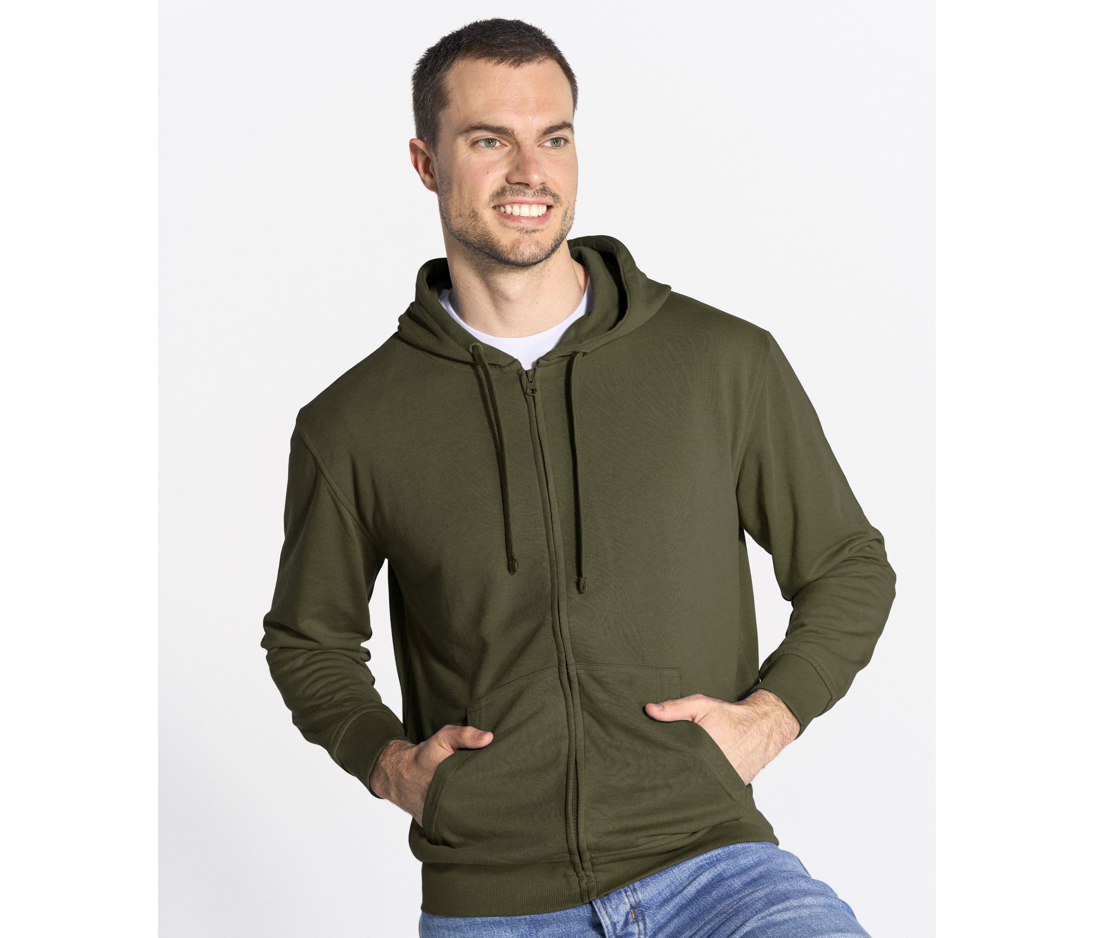 Sweat capuche zippé