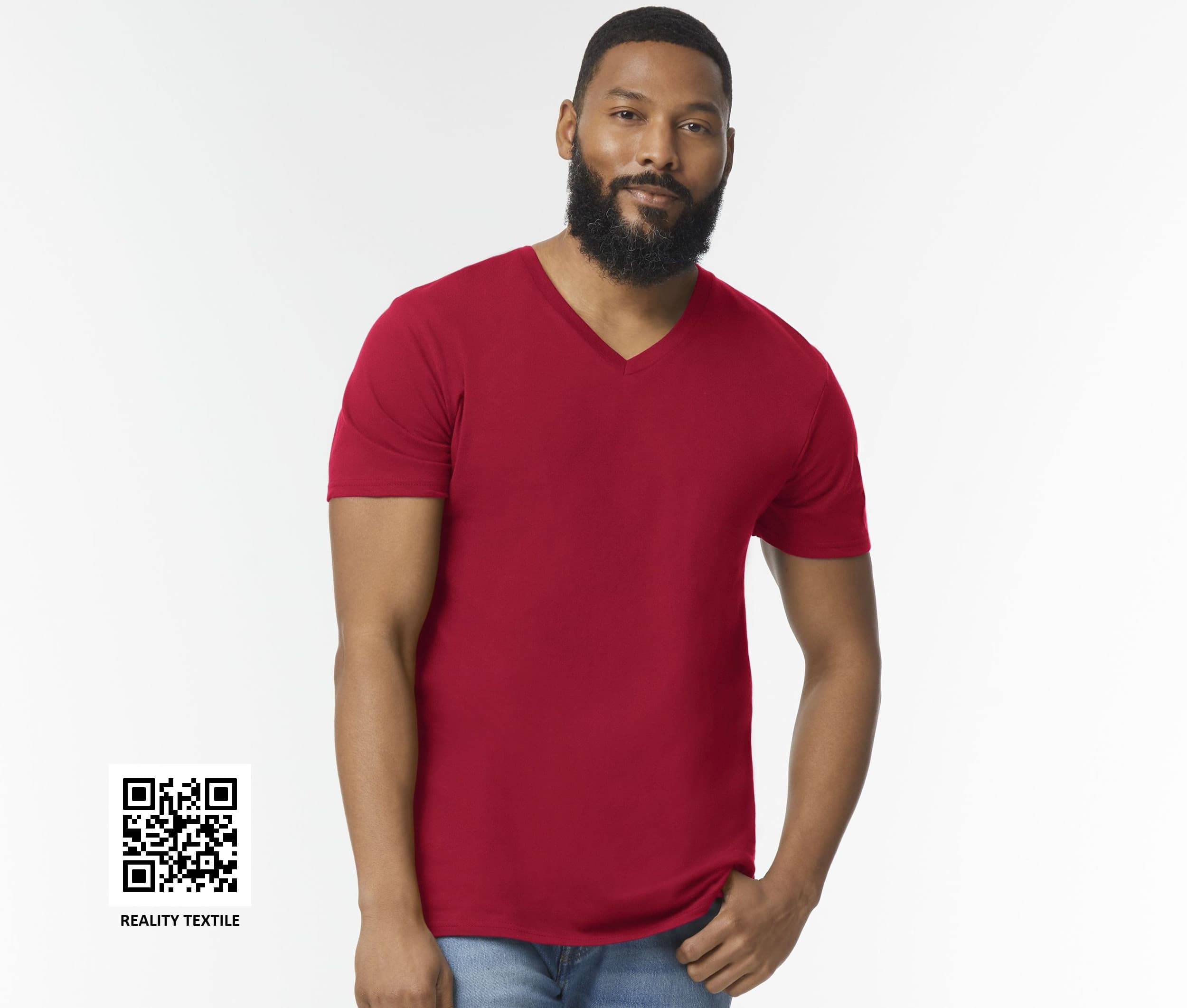Tee-shirt col V homme