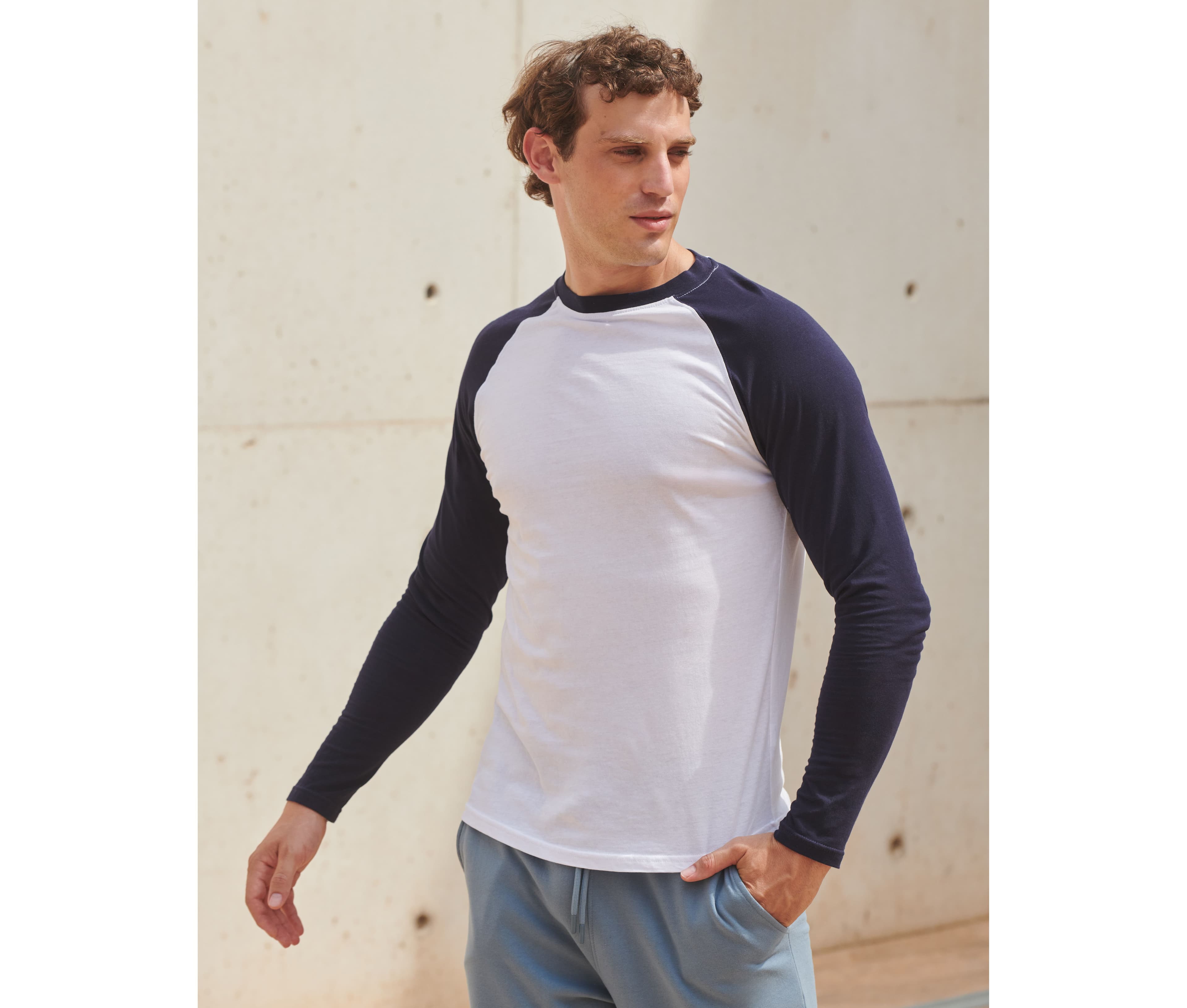 Tee-shirt baseball manches longues