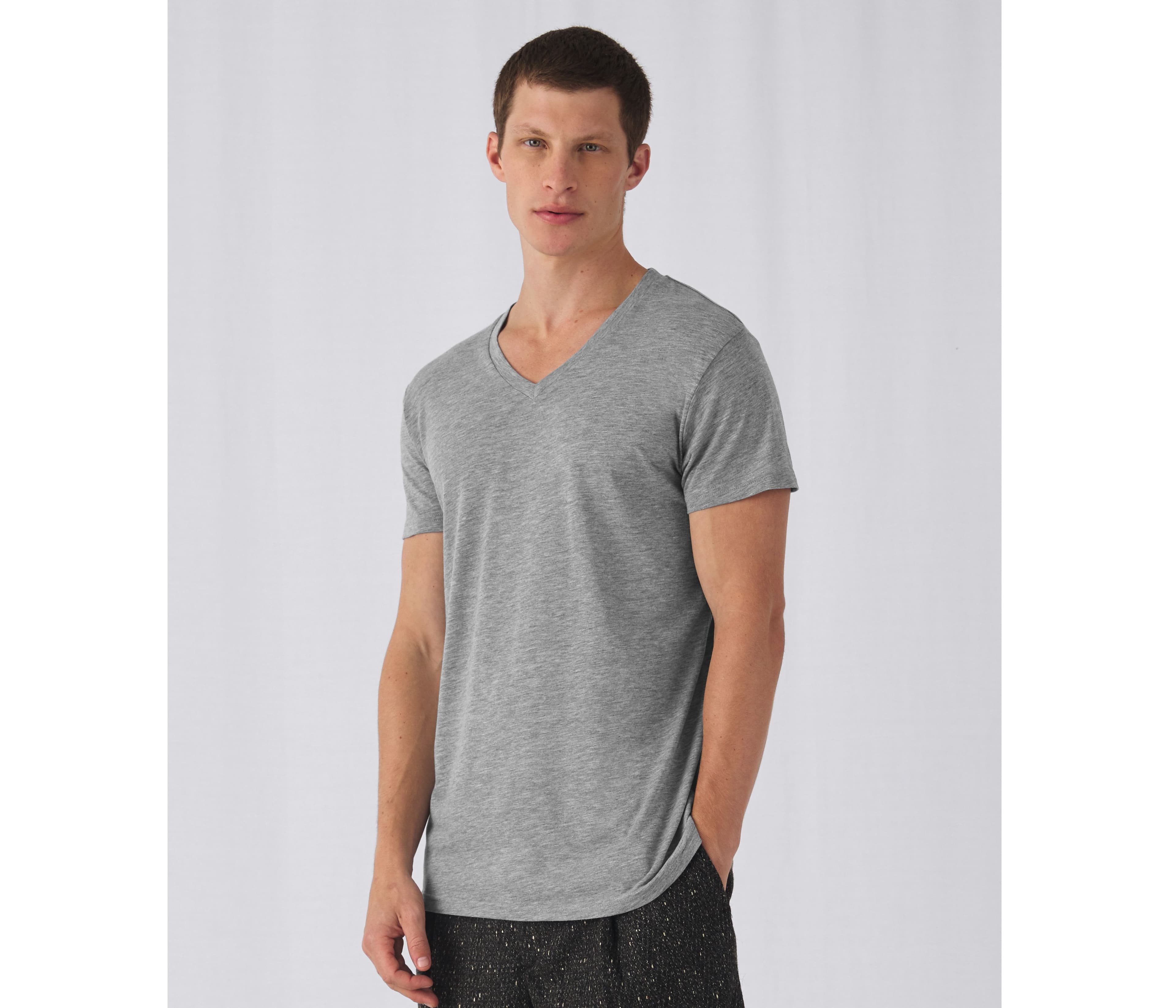 Tee-shirt col V homme Tri-blend