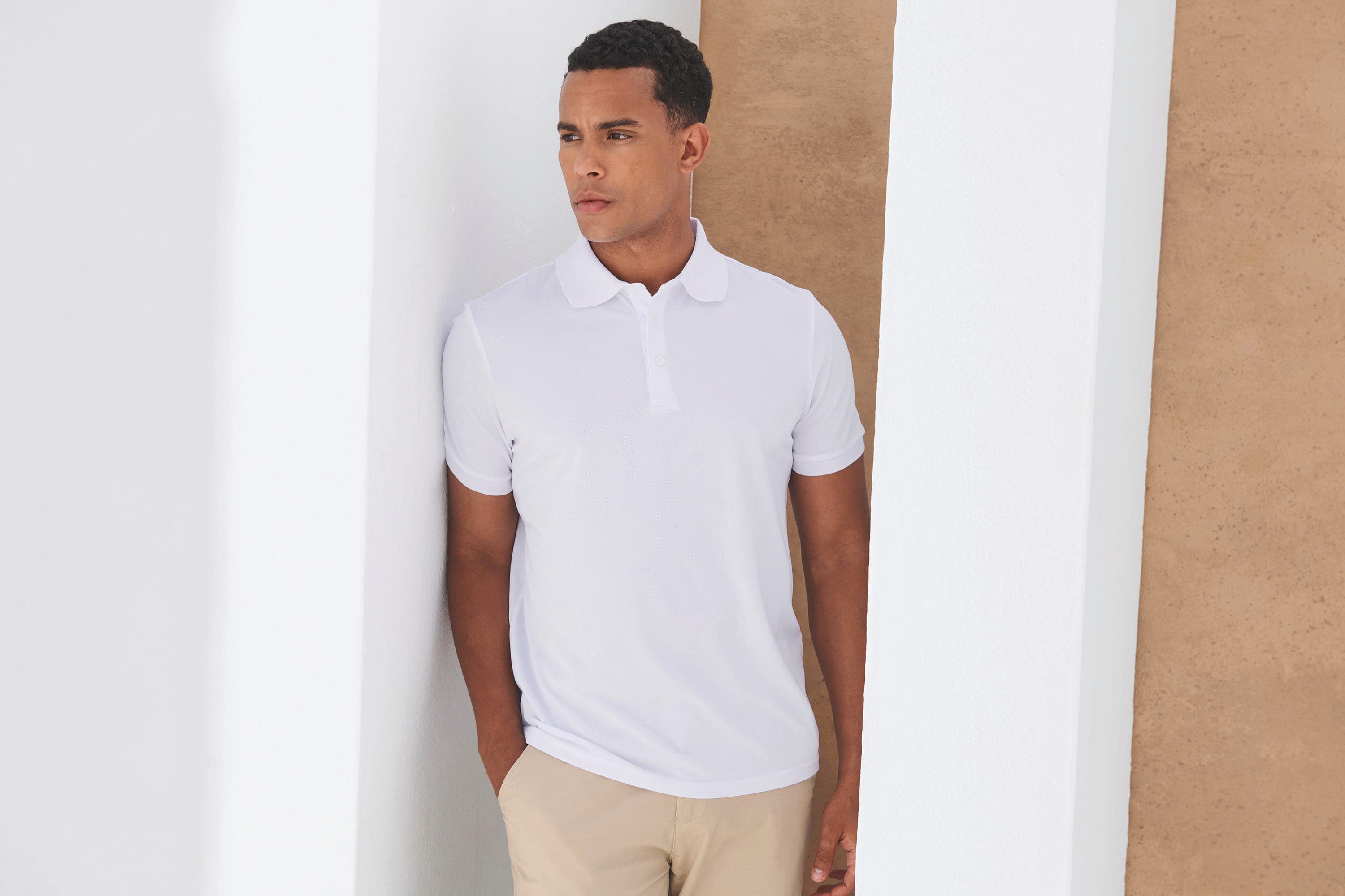 Polo homme polyester recyclé
