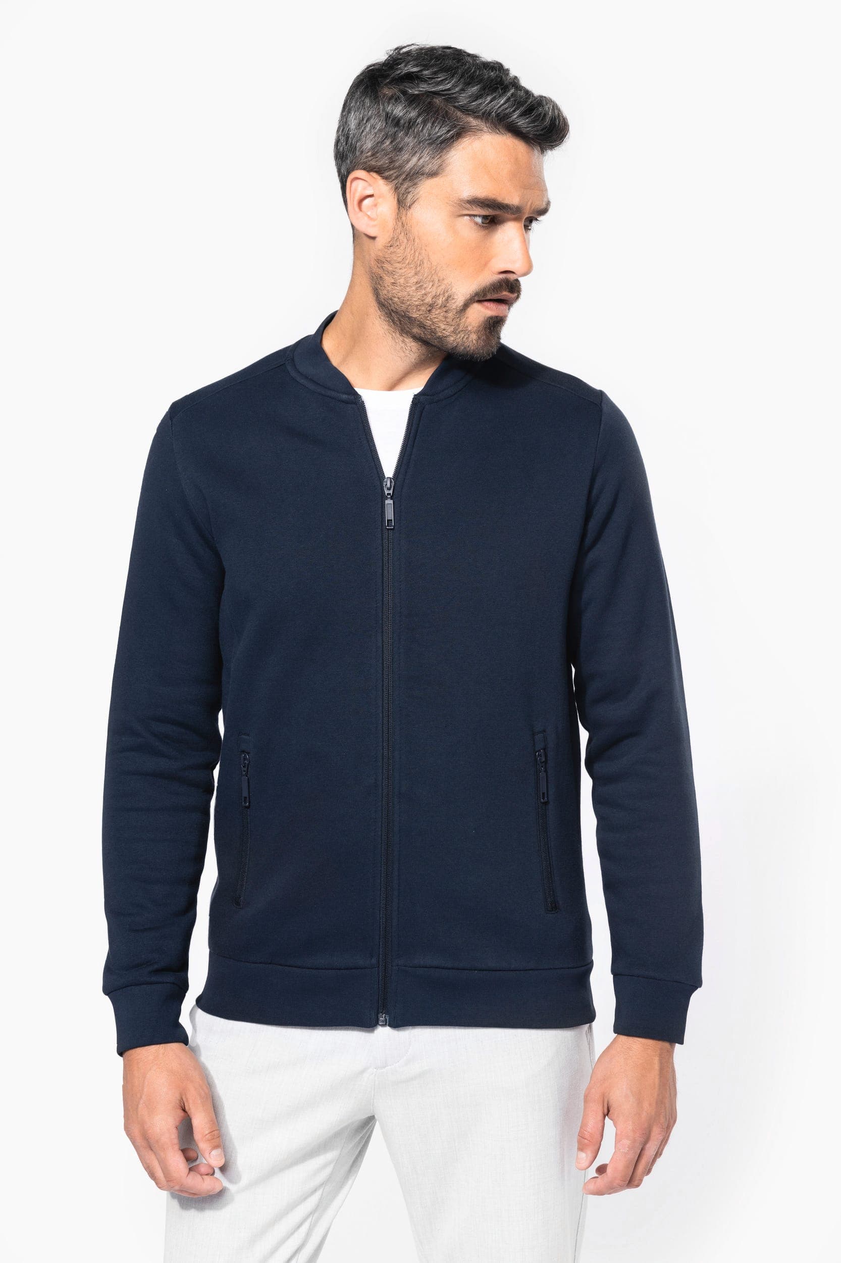 Veste molleton zippée homme