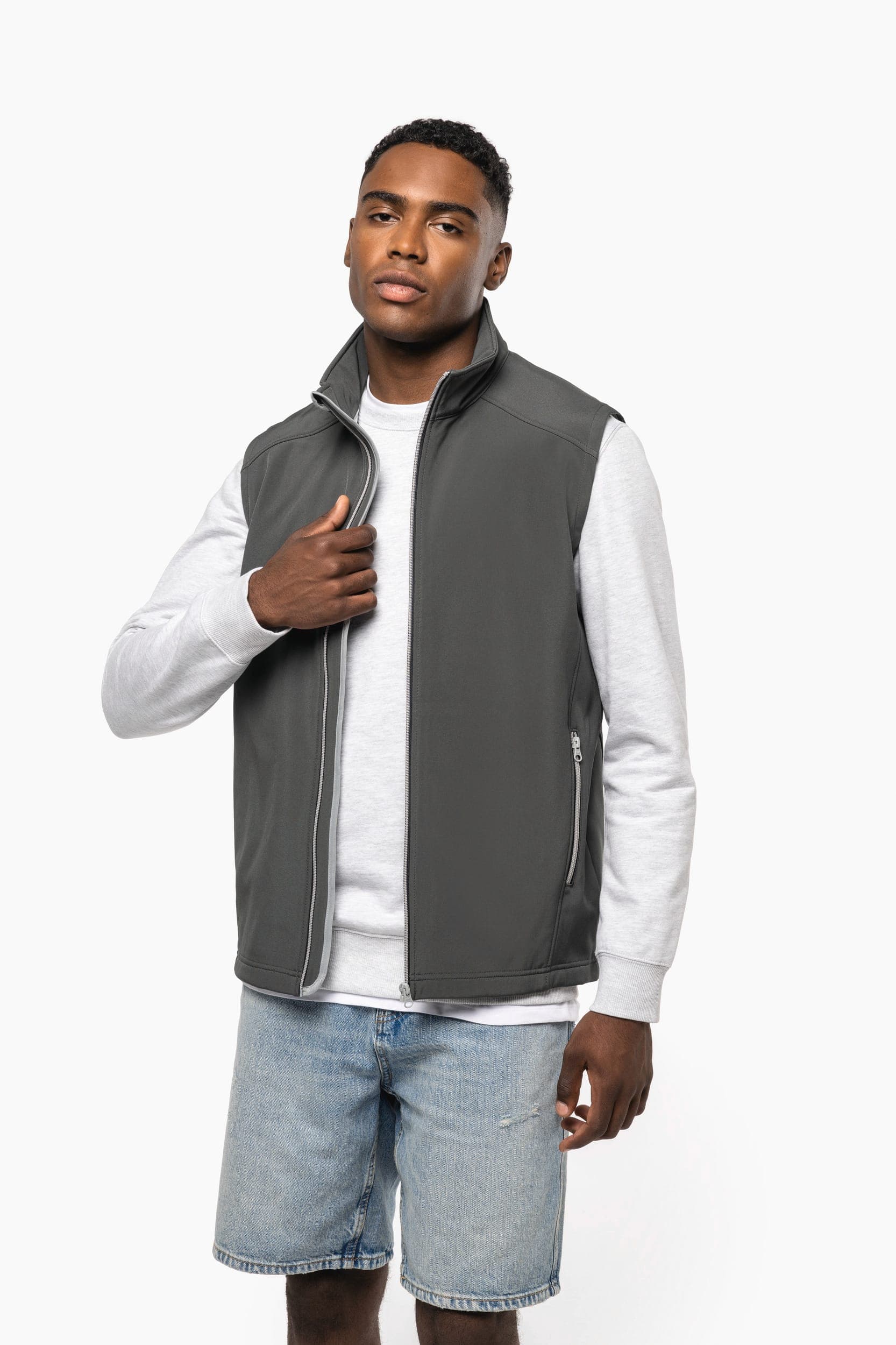 Bodywarmer softshell 2 couches homme