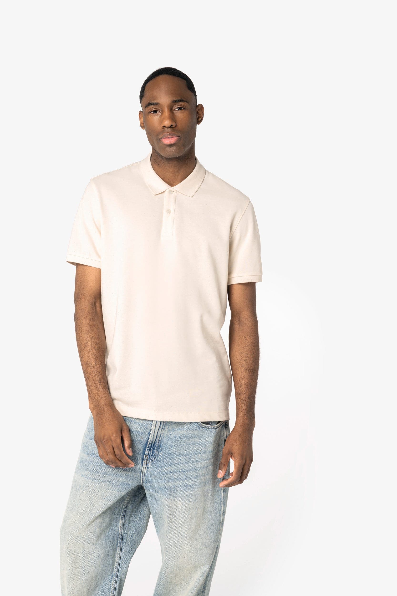 Polo écoresponsable maille piquée homme