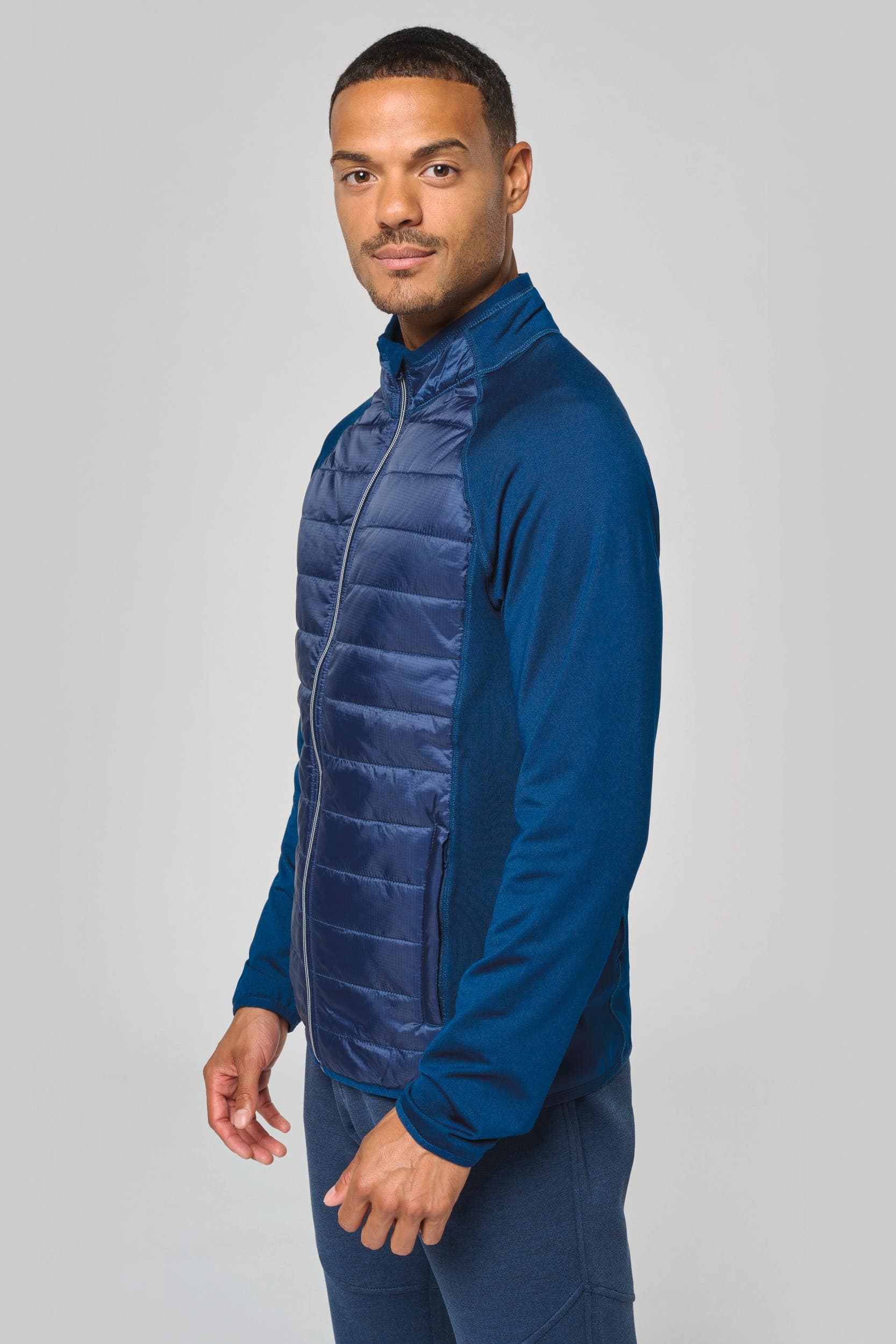 Veste sport bi-matière unisexe