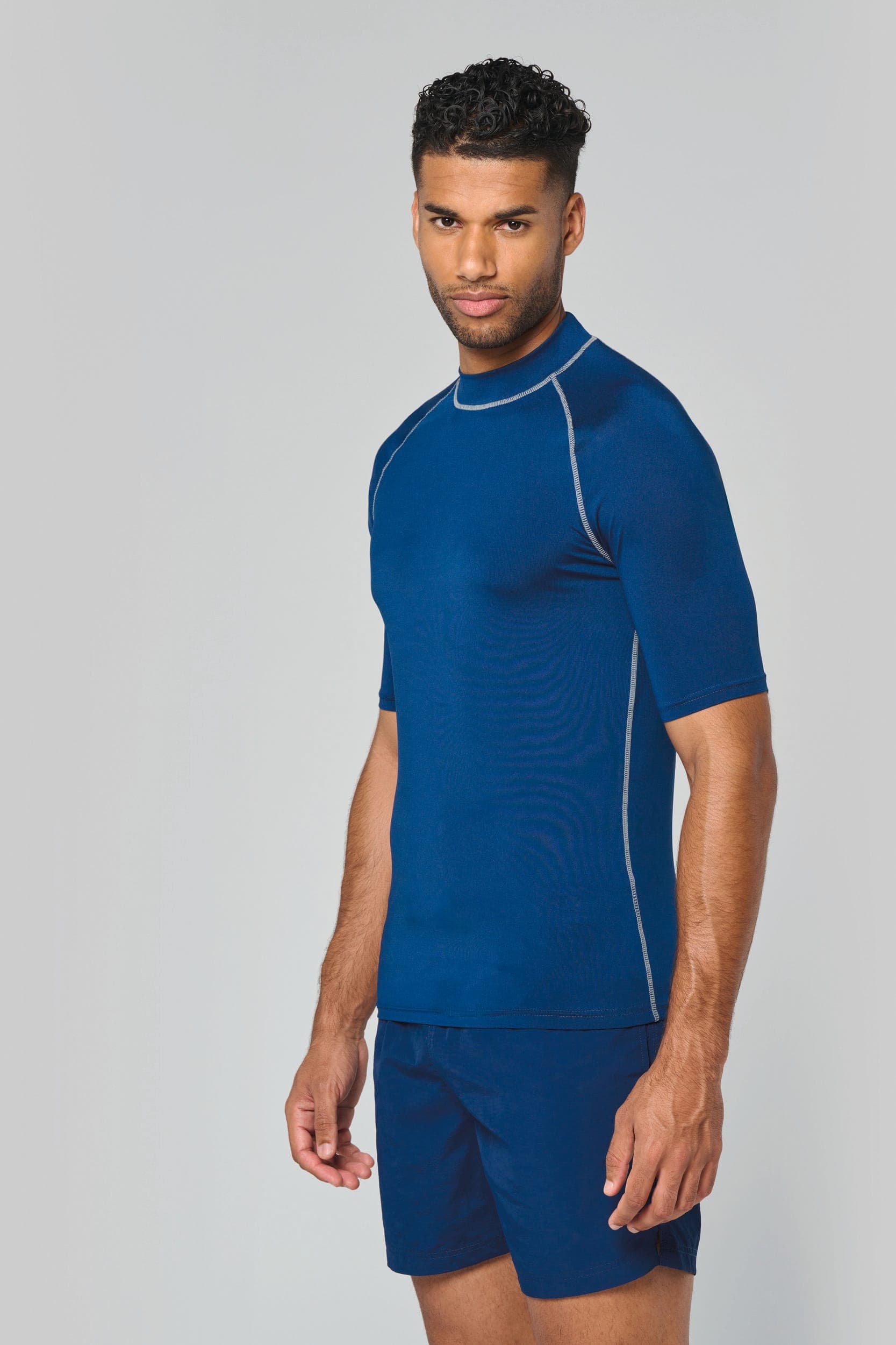 T-shirt technique à manches courtes avec protection anti-UV unisexe