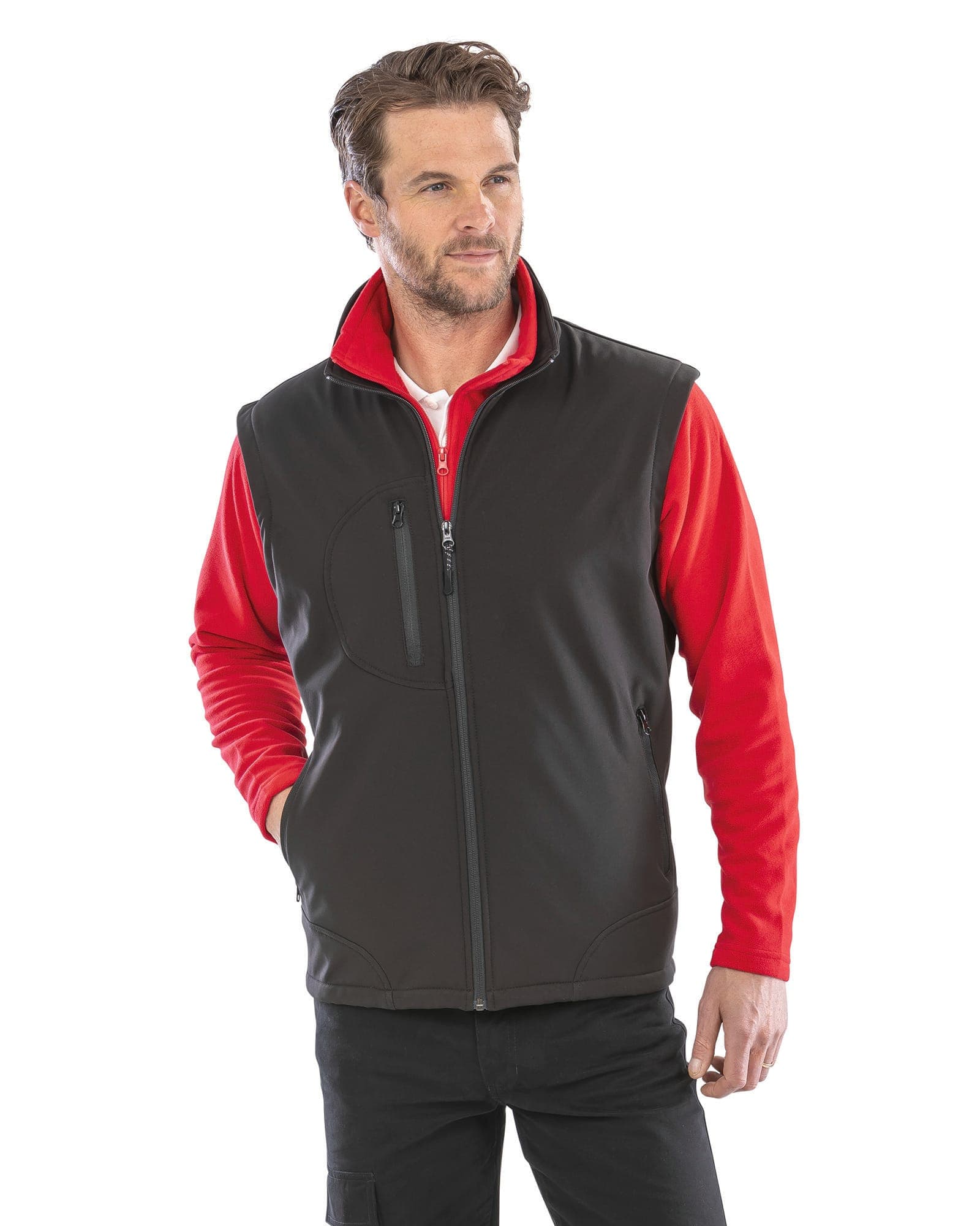 Bodywarmer softshell