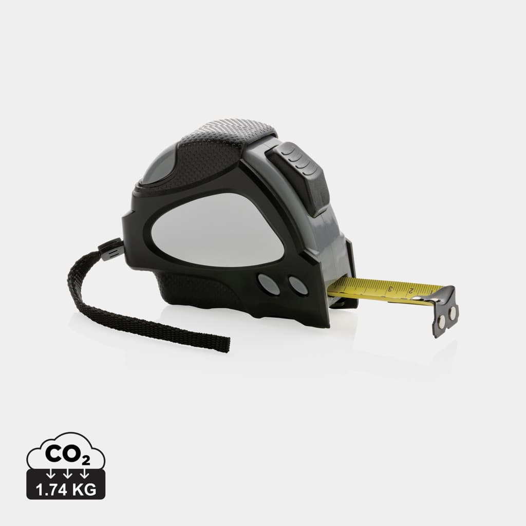 Mètre ruban Auto stop 8M/25mm en plastique recyclé RCS