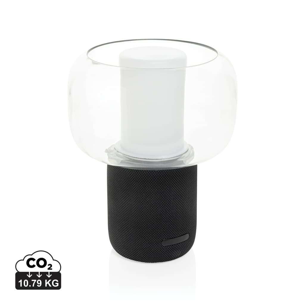 Lampe avec haut-parleur 10W en plastique recyclé RCS Lux
