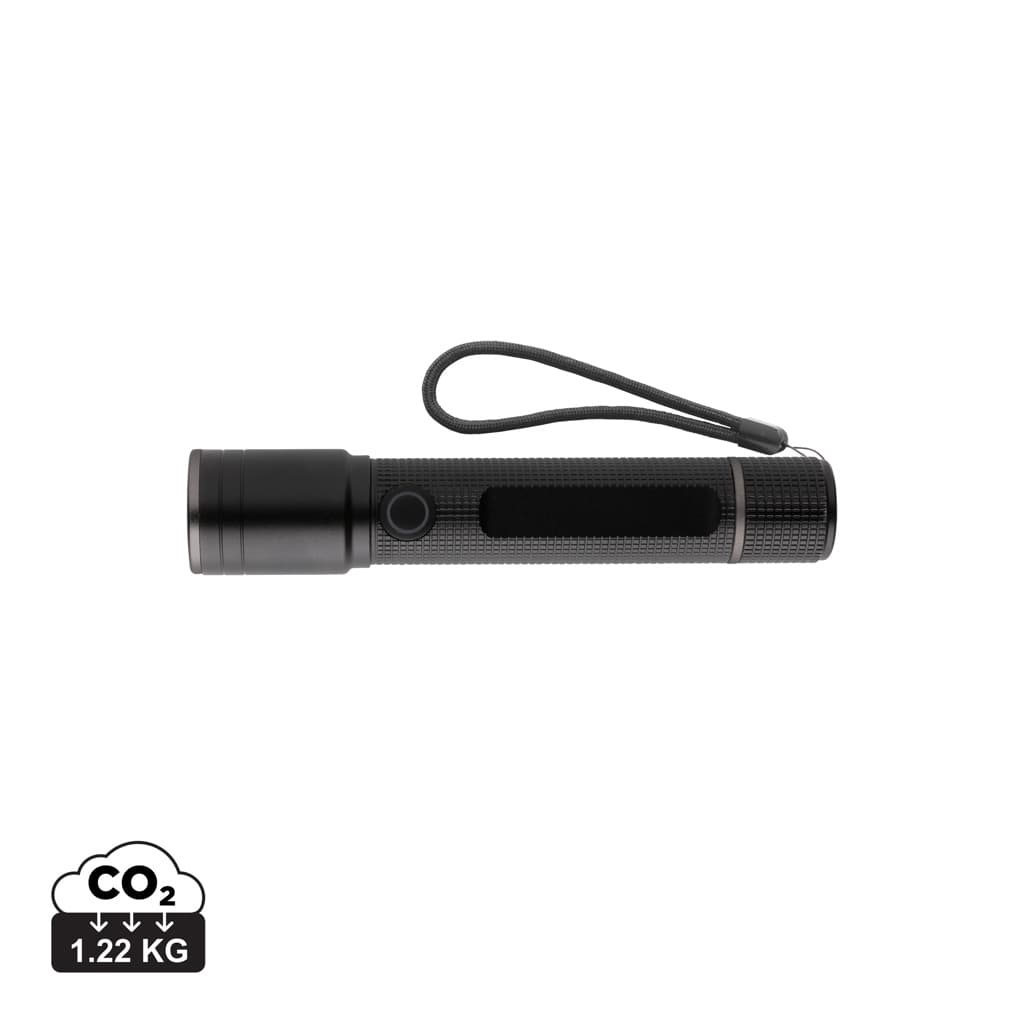 Lampe torche 3W rechargeable par USB en alu RCS Gear X