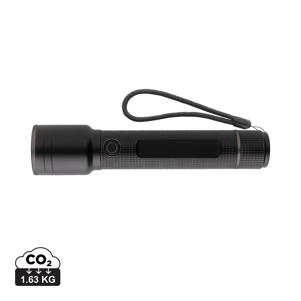 Lampe torche 10W rechargeable par USB en alu RCS Gear X