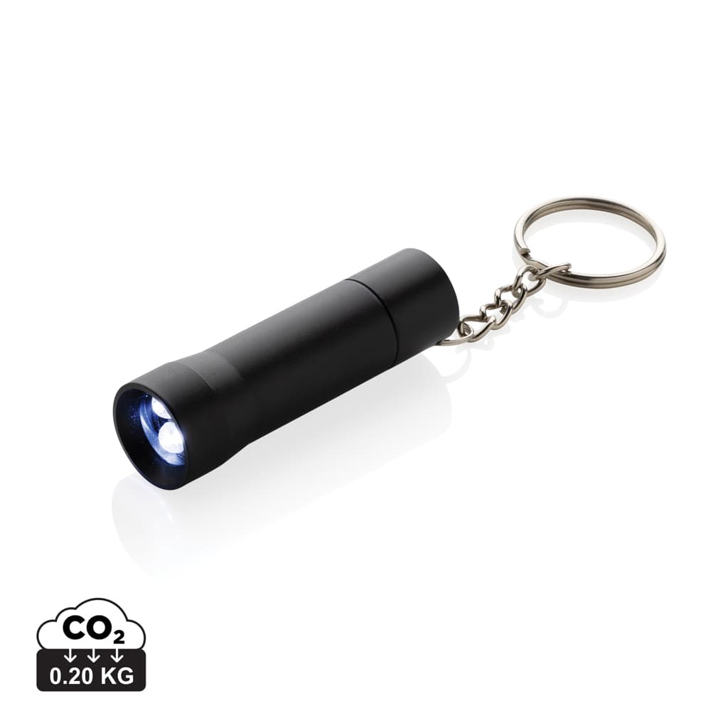 Porte-clés torche en aluminium recyclé RCS Flash